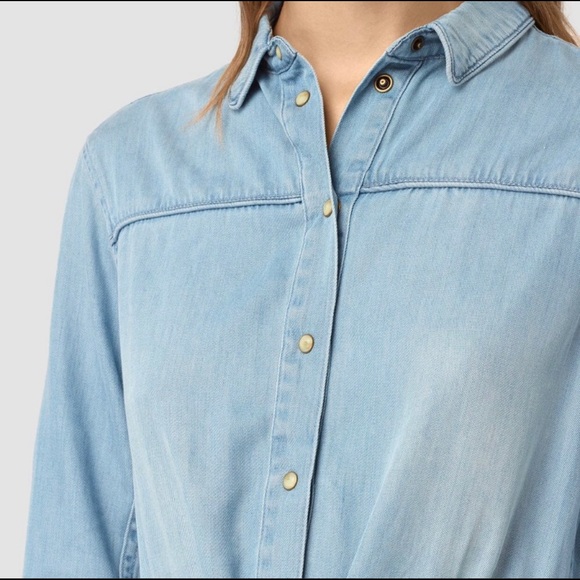 NWT AllSaints Sanko denim dress - Picture 3 of 6